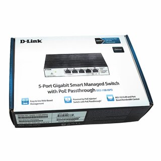 D-Link DGS-1100-05PD Network Switch 1 GBBit/s PoE Function