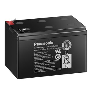 PANASONIC LC-RA1215P 12 V 15 Ah AGM supply battery --> alternative: 8000203 AIR-PB 12-15