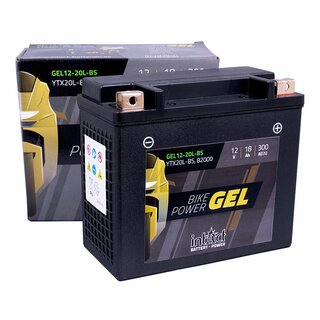 INTACT Bike-Power Gel 12-20L-BS / YTX20L-BS 12V 18Ah GEL starter battery
