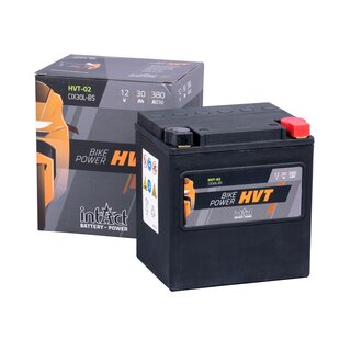 INTACT Bike-Power HVT-02 / YIX30L-BS 66010-97A 12V 30Ah AGM / SLA starter battery