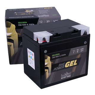 INTACT Bike-Power Gel 53034 / C60-N30-A 12V 30Ah GEL starter battery