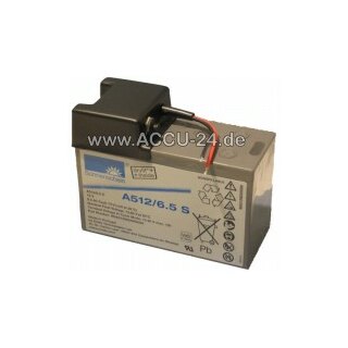 EXIDE Sonnenschein Dryfit A512/6,5S mit Polabdeckung Kabel mittig