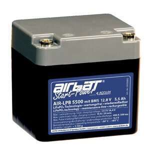 AIRBATT Starting Power LPB 5500 13.2 V 5.5 Ah LiFePO4 Starter Battery