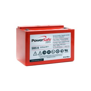 ENERSYS HAWKER PowerSafe SBS 8 12V 7Ah || LxBxH 138x86x99 mm