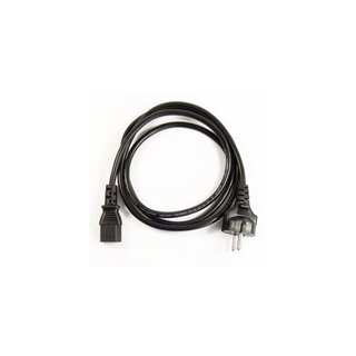 Mains cable with protective contact  and cold appliance coupling H05VV-F3G