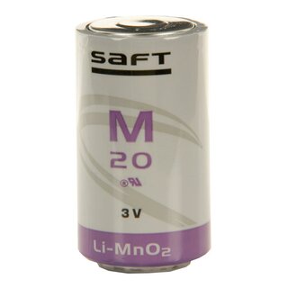 SAFT M20 D Mono 3 V 12600 mAh Lithium-Mangandioxid-Zelle