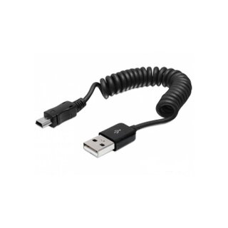 AIRBATT Daten- & Ladekabelkabel USB 2.0-A Stecker - USB mini B Stecker Spiralkabl