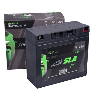 INTACT Bike-Power SLA12-22 / 52113 12V 22Ah AGM Starterbatterie